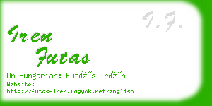 iren futas business card